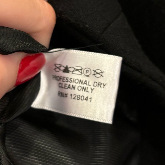 Proenza Schouler Black Wool Double Breasted Asymmetrical Blazer Size 8 - Picture 5 of 10